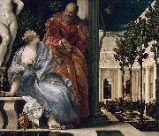 Paolo Veronese Bathsheba at Bath, Paolo Veronese oil painting on canvas